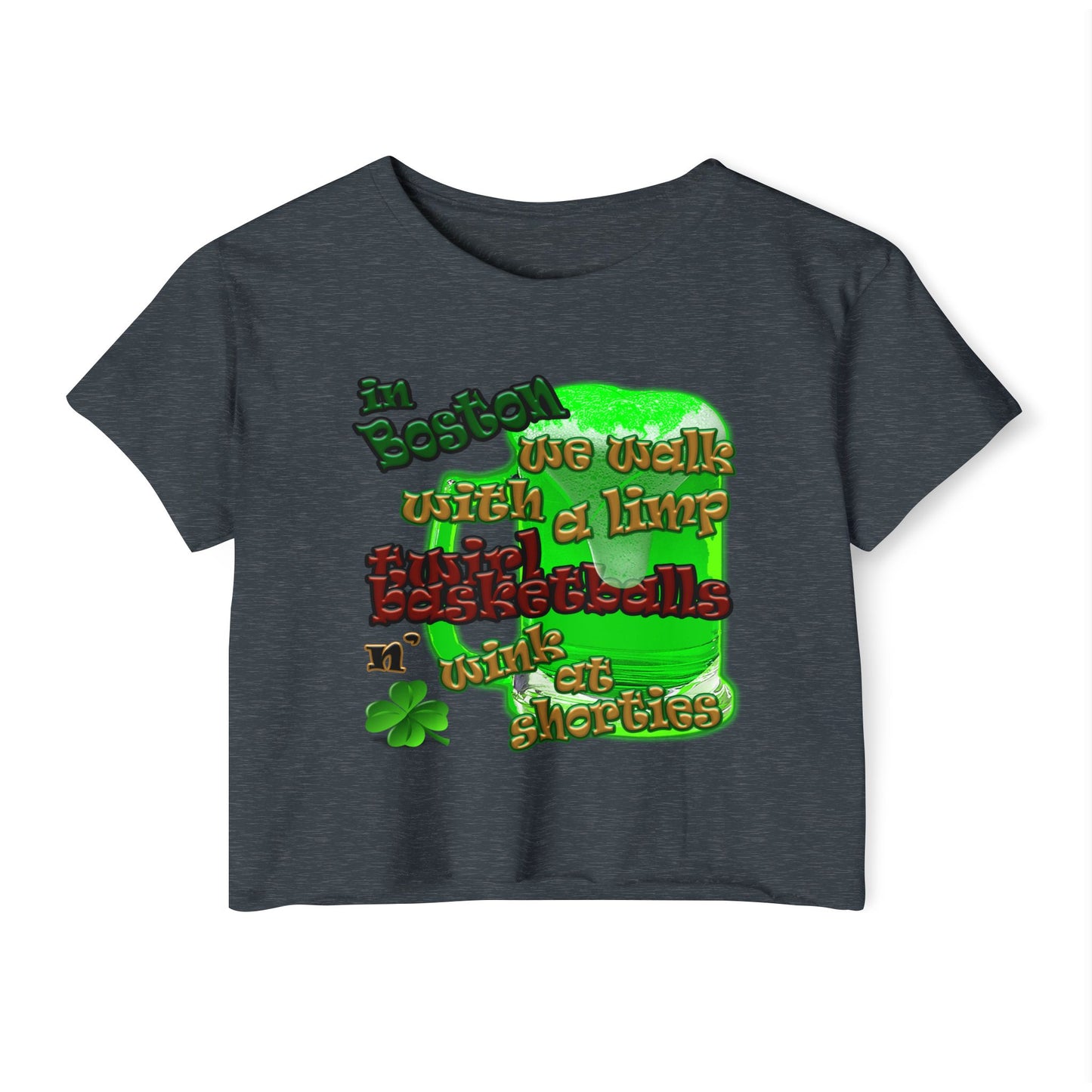 celtics logo - Women's Festival Crop Top