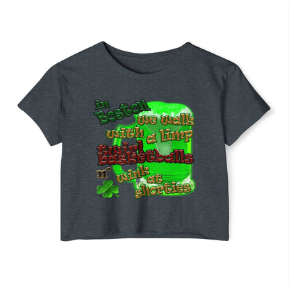 celtics logo - Women's Festival Crop Top