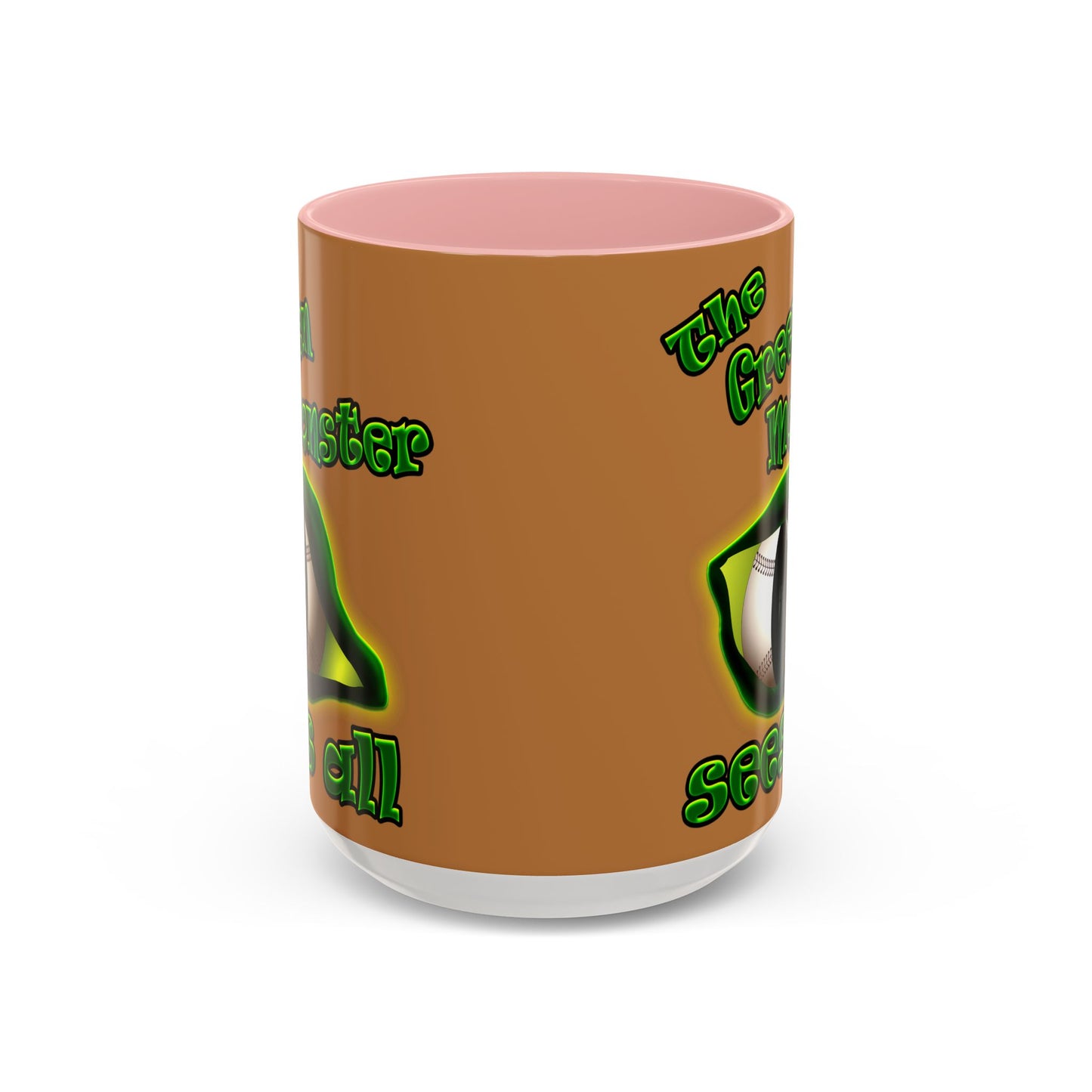 green monster - Accent Mug (light brown)