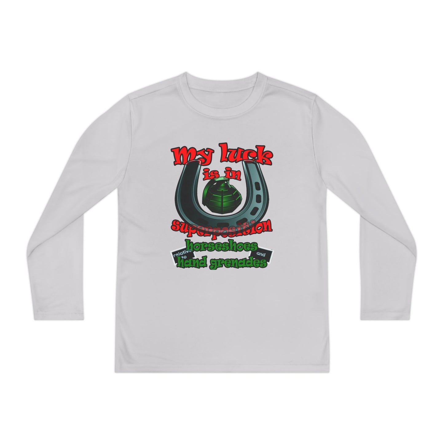 my luck - Youth Long Sleeve Competitor Tee