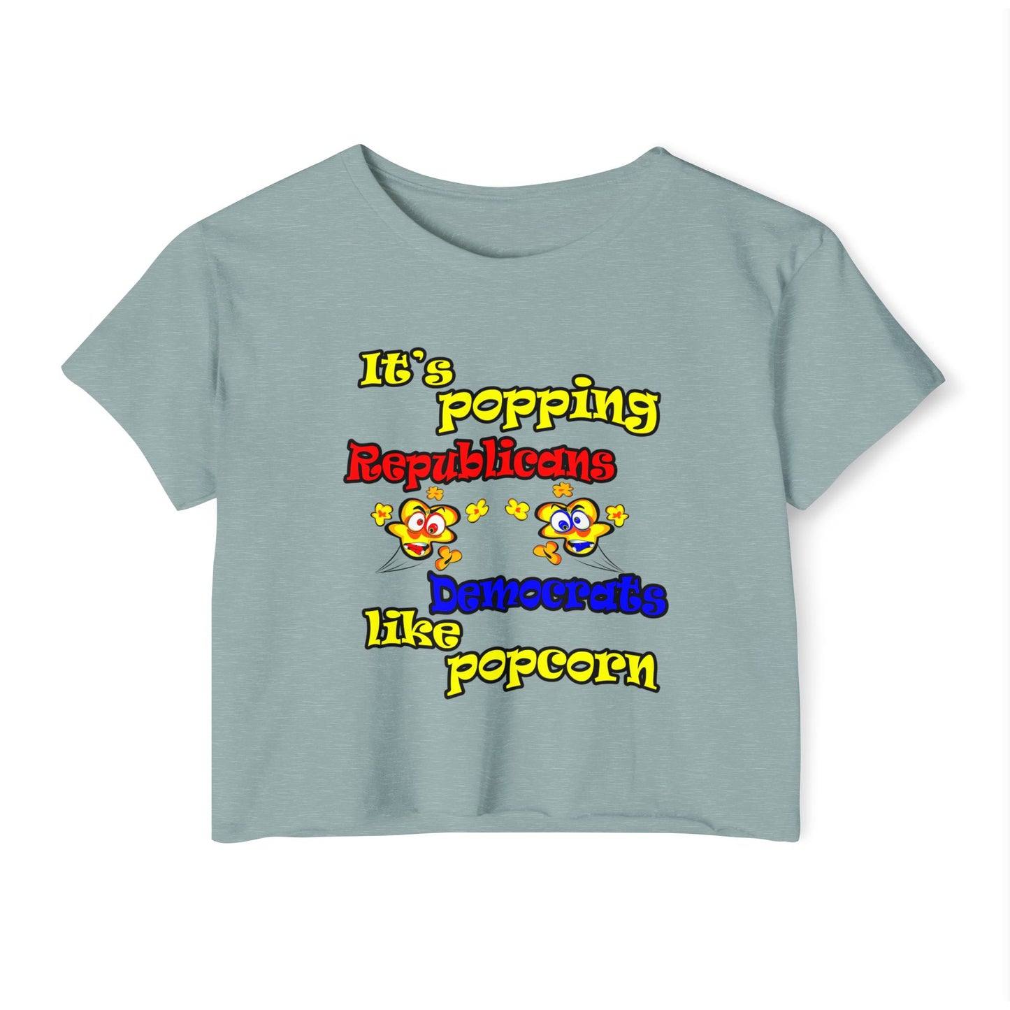 popping like popcorn - Women's Festival Crop Top
