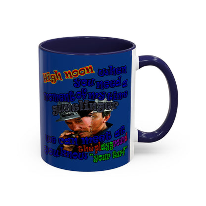 high noon - Accent Mug (dark blue)