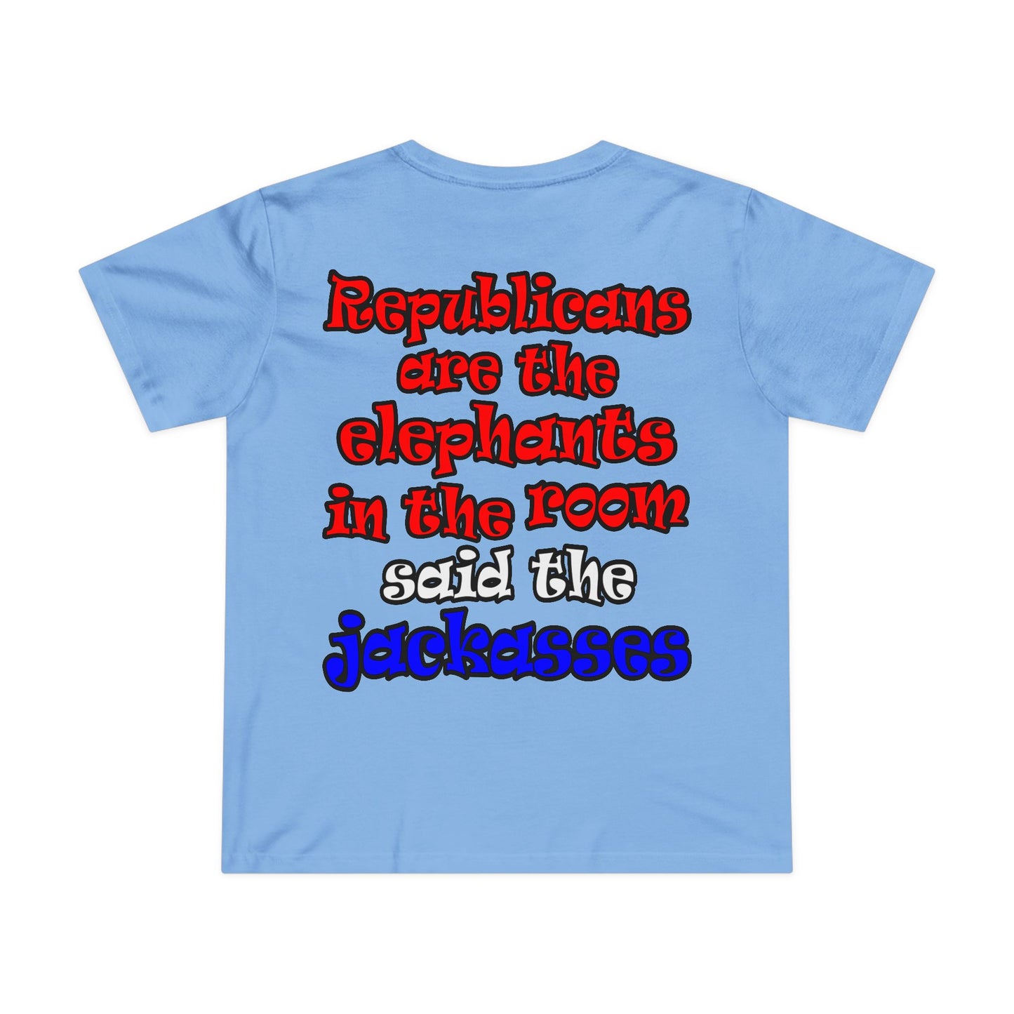 donkeys and elephants - Women’s Maple Tee