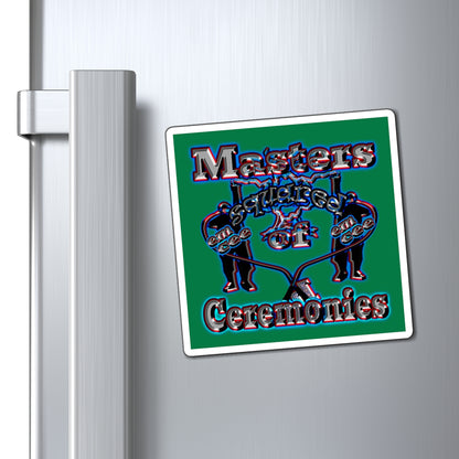 em cee squared - Magnets - (dark green)