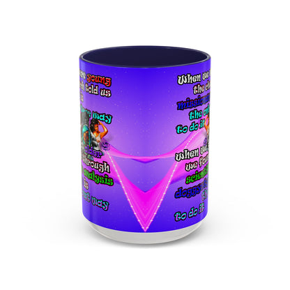 doggystyle - Accent Mug (purple-pink wave)