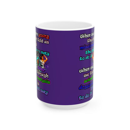 doggystyle - White Mug (purple)