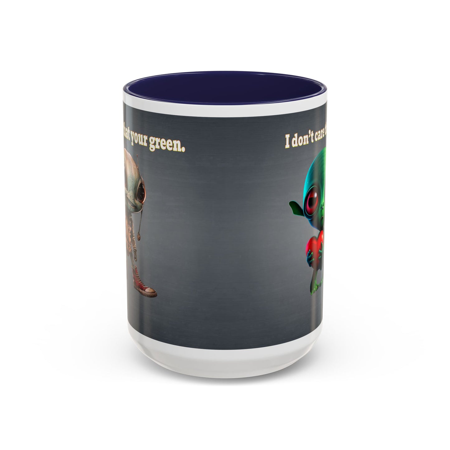 I don't care that your grey - Accent Mug (grey-light grey)
