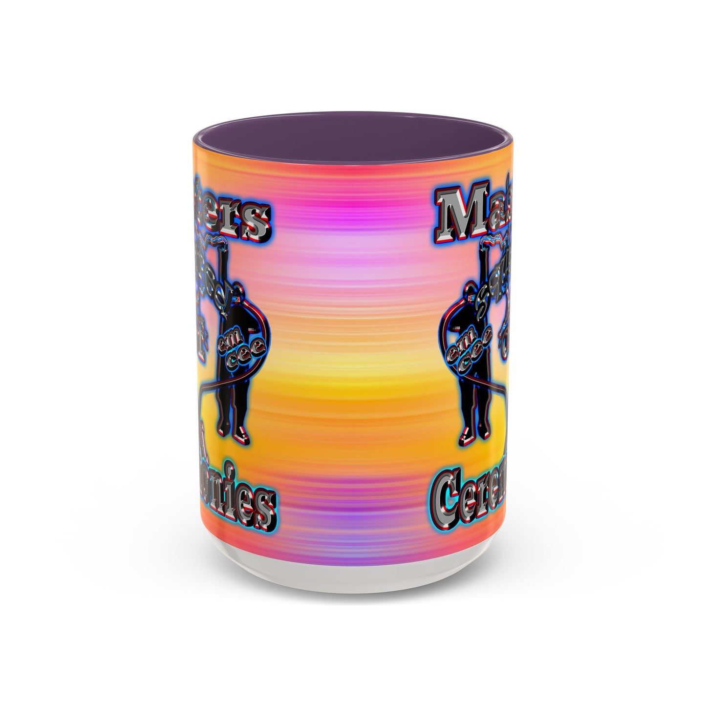 em cee squared - Accent Mug (color blur)