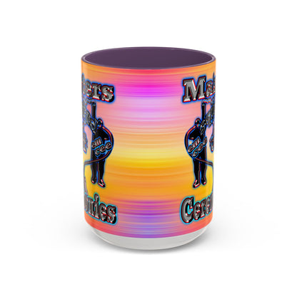 em cee squared - Accent Mug (color blur)