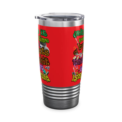 the bum's shit - Ringneck Tumbler, 20oz (red)