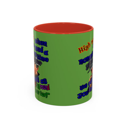 high noon - Accent Mug (green)