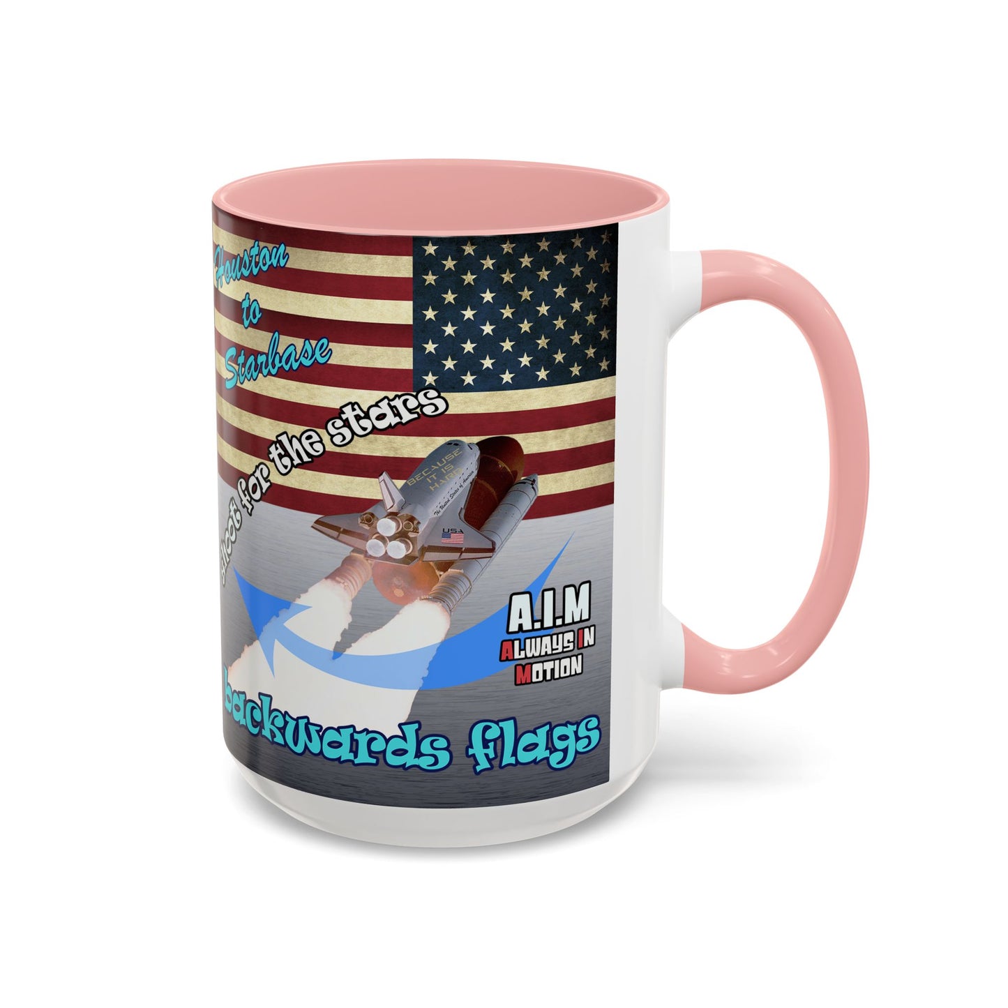 shoot for the stars - Accent Mug (brushed nickel)