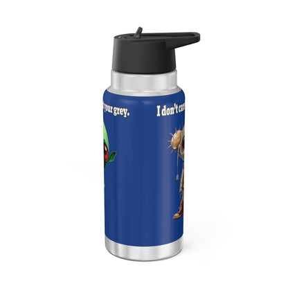 I don't care that your grey - Gator Tumbler, 32oz (dark blue)
