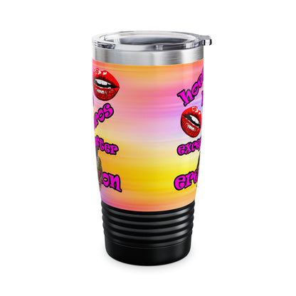 hoes b4 bros - Ringneck Tumbler, 20oz (color blur)