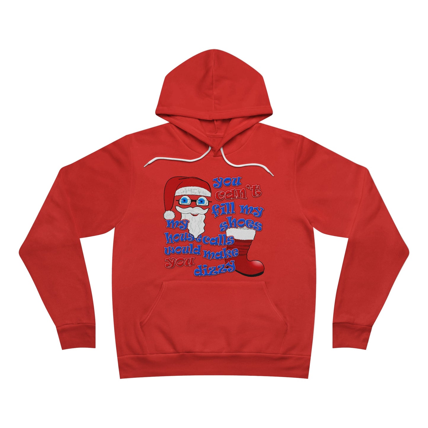 santa's shoes - Unisex Sponge Fleece Pullover Hoodie