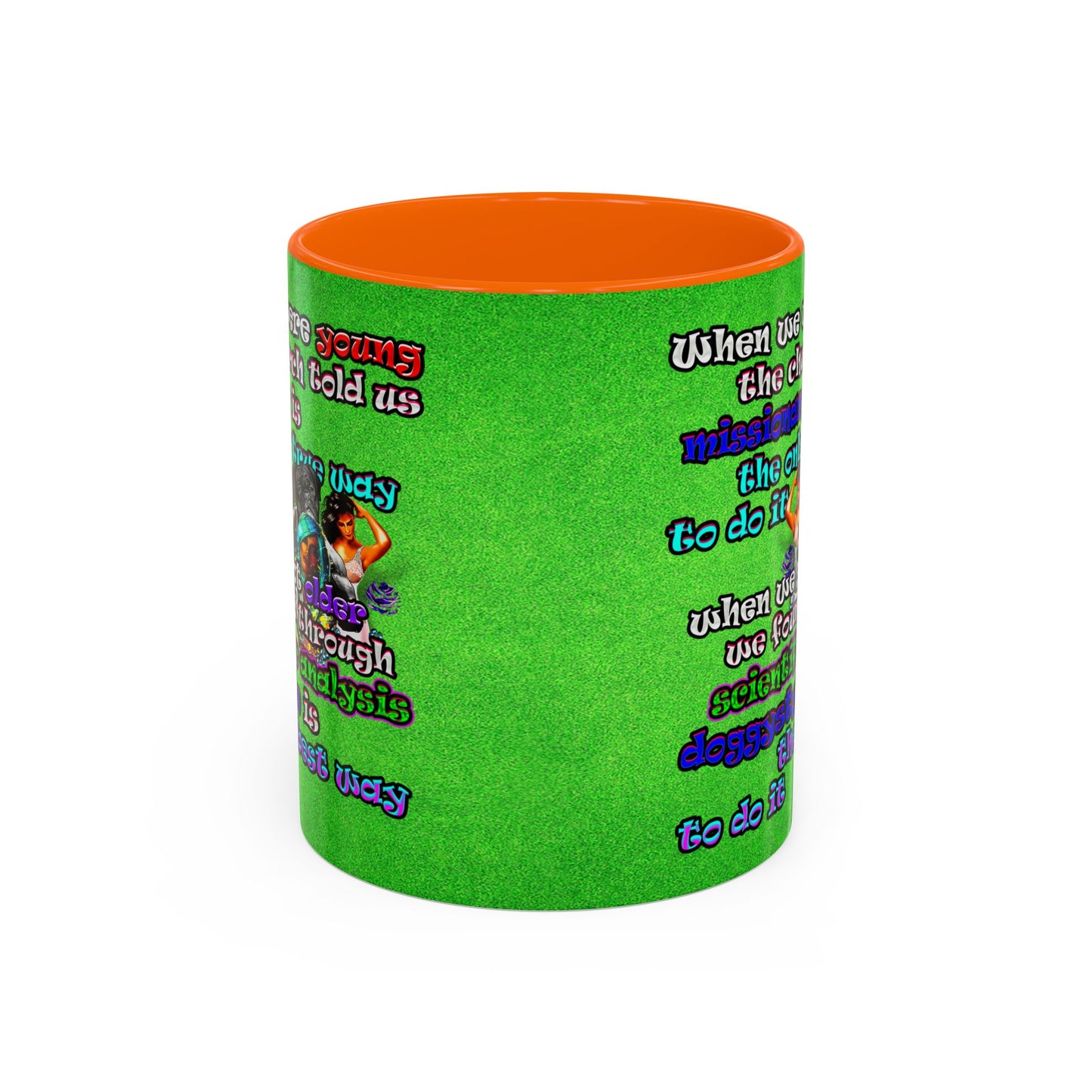 doggystyle - Accent Mug (green turf)