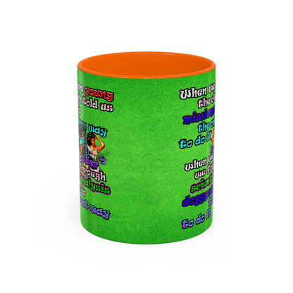 doggystyle - Accent Mug (green turf)