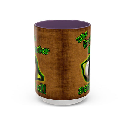 green monster - Accent Mug (brown papyrus)