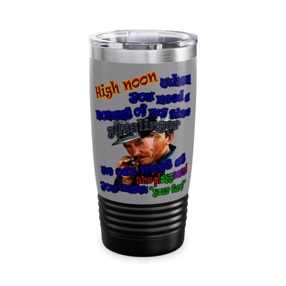 high noon - Ringneck Tumbler, 20oz (grey)