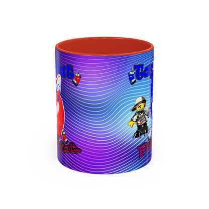 tag that - Accent Mug (purple wave)