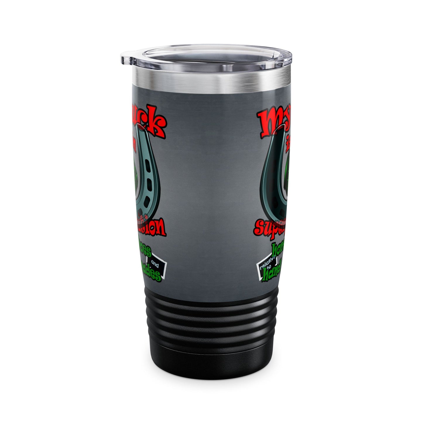 my luck - Ringneck Tumbler, 20oz (grey-light grey)