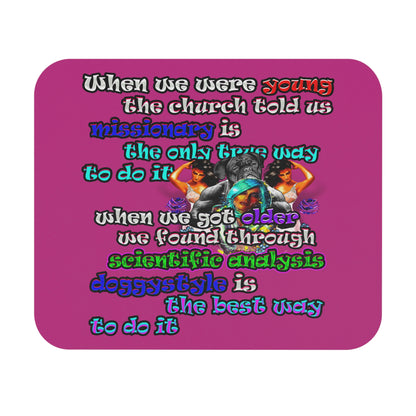 doggystyle - Mouse Pad (Rectangle) (pink)