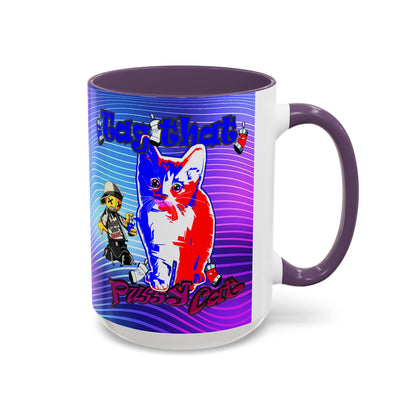 tag that - Accent Mug (purple wave)