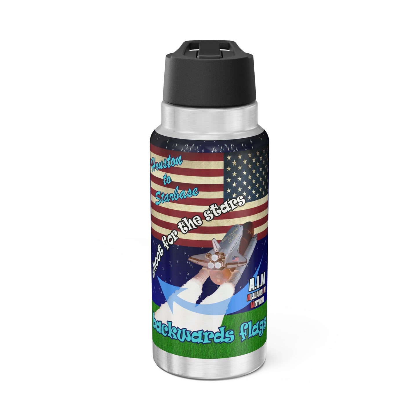 shoot for the stars - Gator Tumbler, 32oz ('snoops' background)