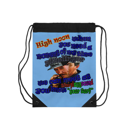 high noon - Drawstring Bag (light blue)