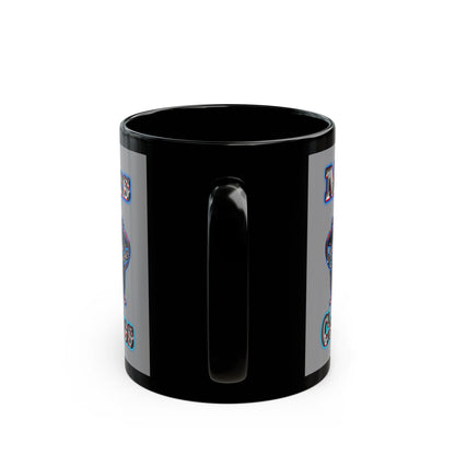 em cee squared - Black Mug (grey)