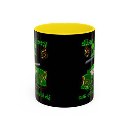 disc jockey - Accent Mug (black)