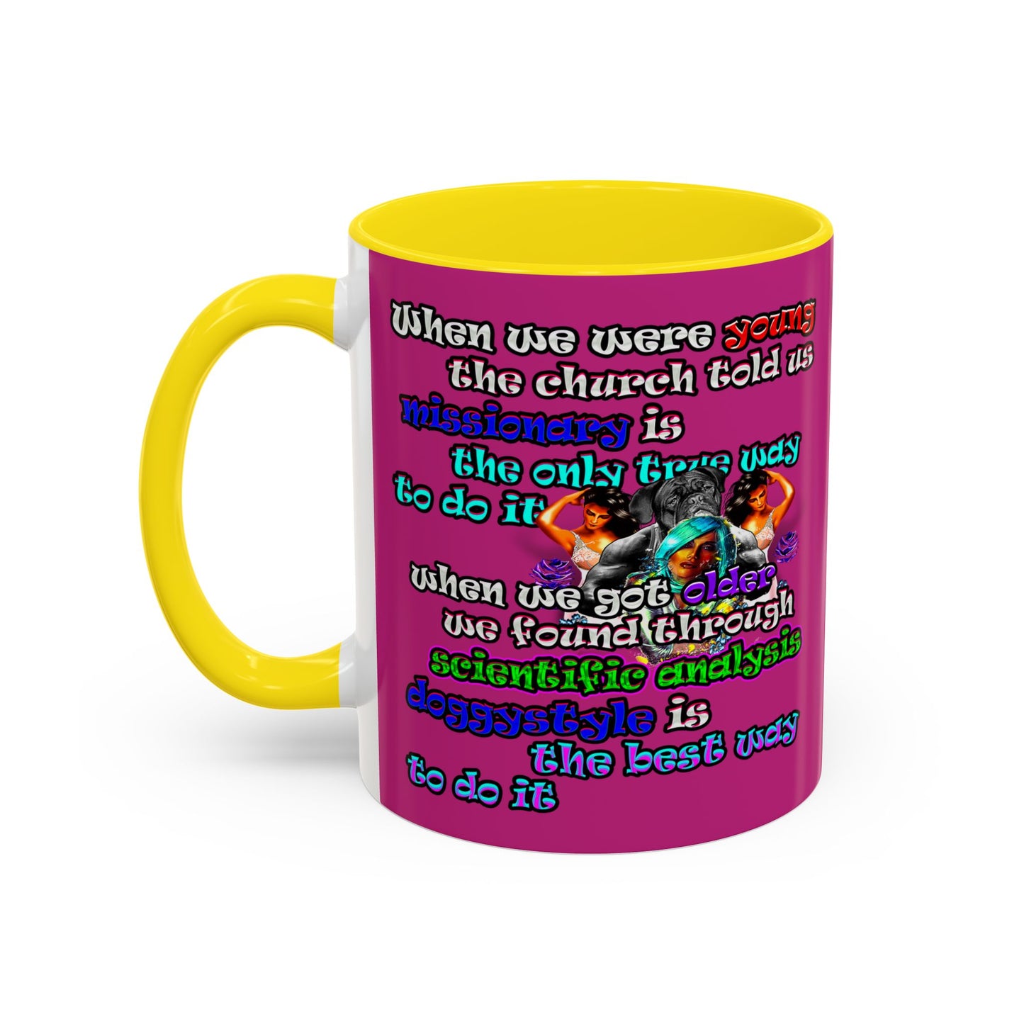 doggystyle - Accent Mug (pink)