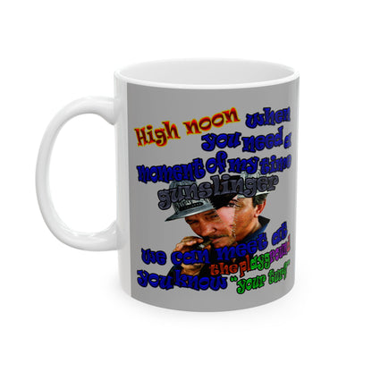 high noon - White Mug (light grey)
