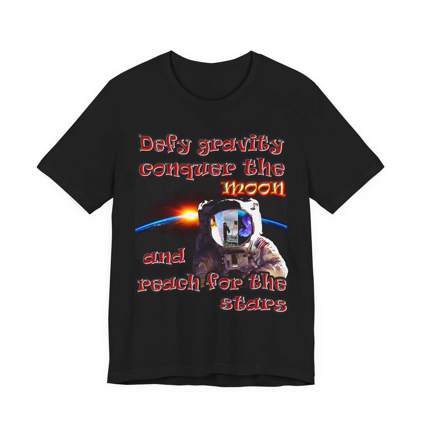 defy conquer reach - Unisex Jersey Short Sleeve Tee