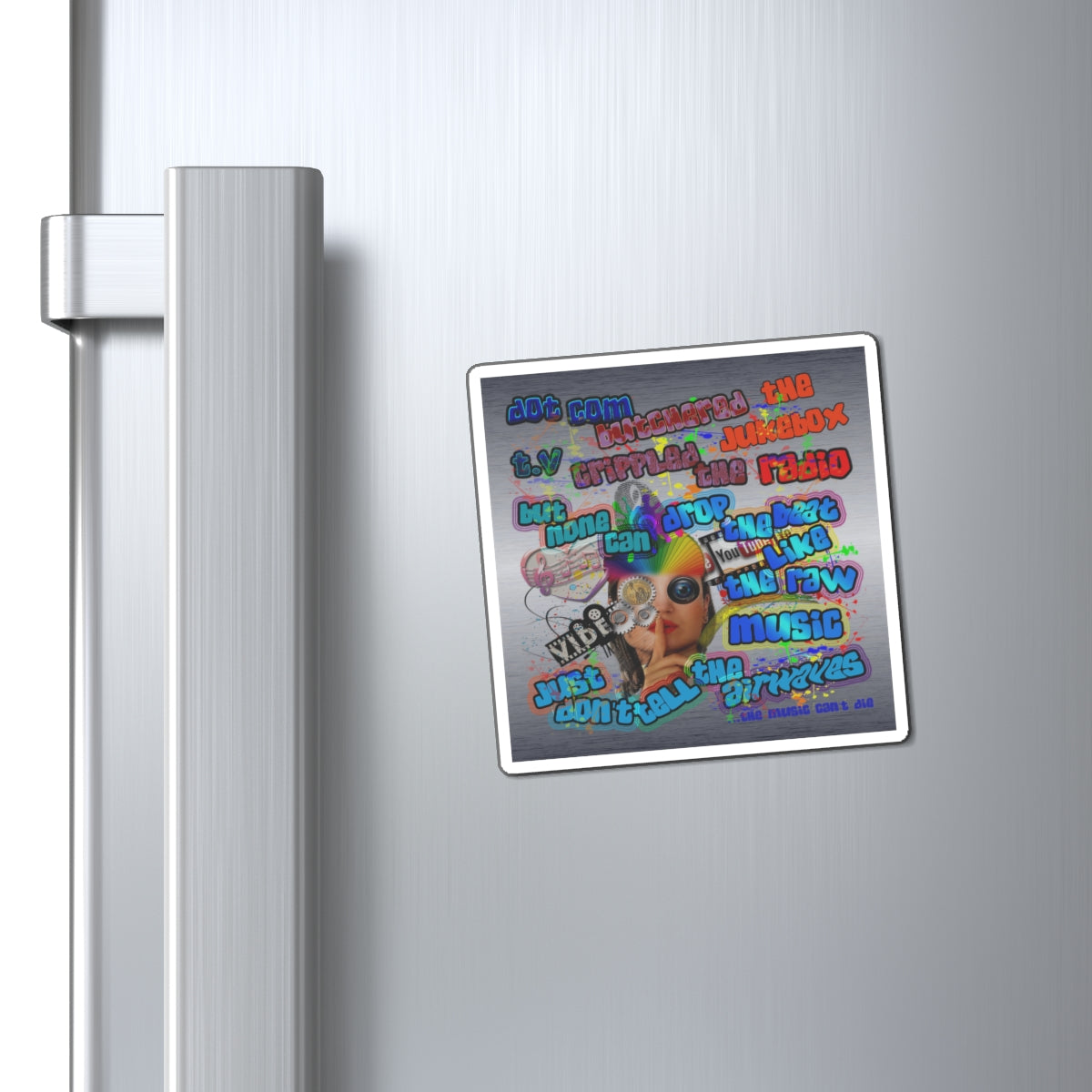 drop the beat - Magnets - (brushed nickel)