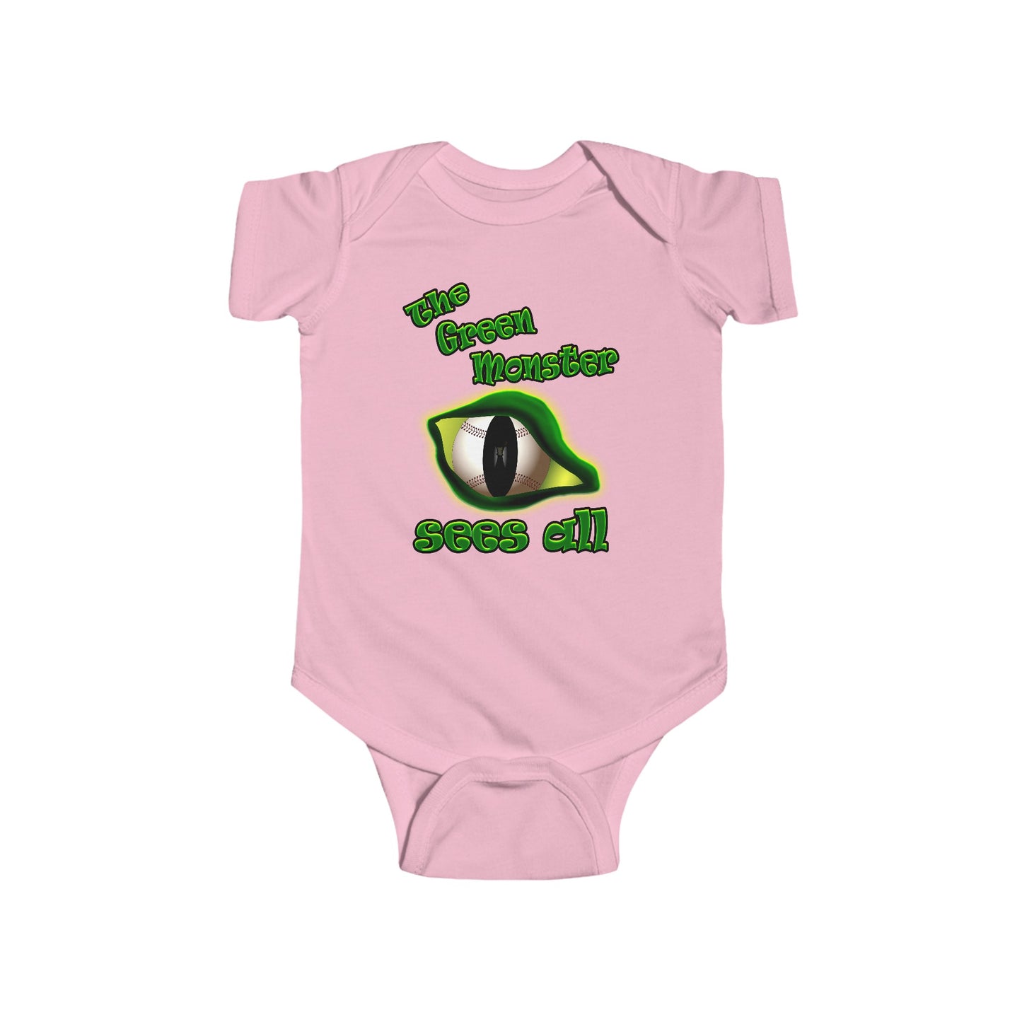 green monster - Infant Fine Jersey Bodysuit