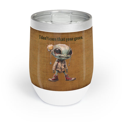 I don't care that your grey - Chill Wine Tumbler (brown papyrus)