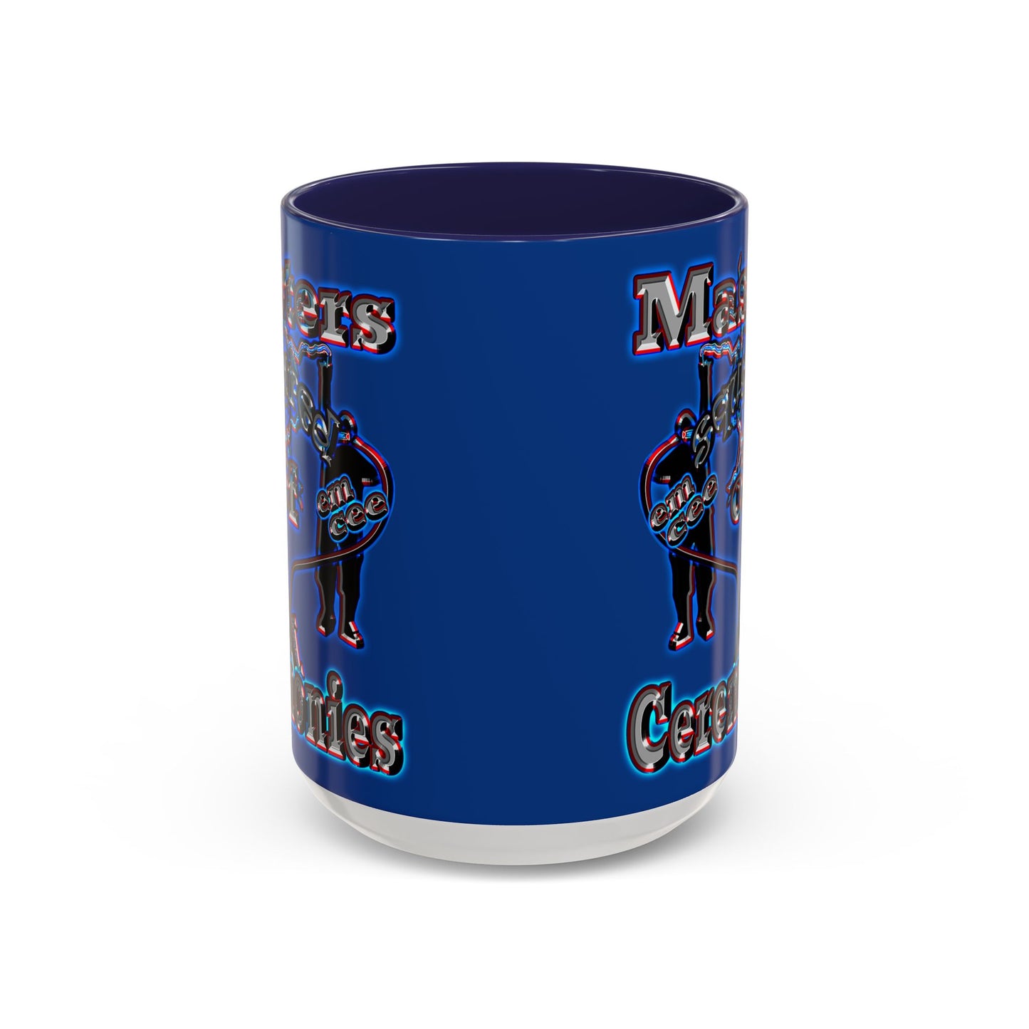 em cee squared - Accent Mug (dark blue)
