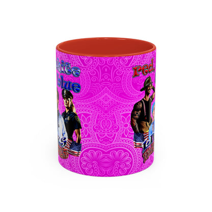 rw&b lives matter - Accent Mug (pink swirl)