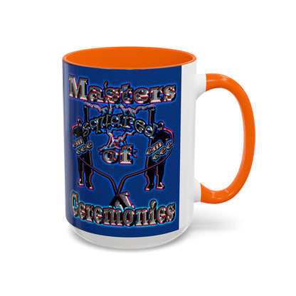 em cee squared - Accent Mug (dark blue)