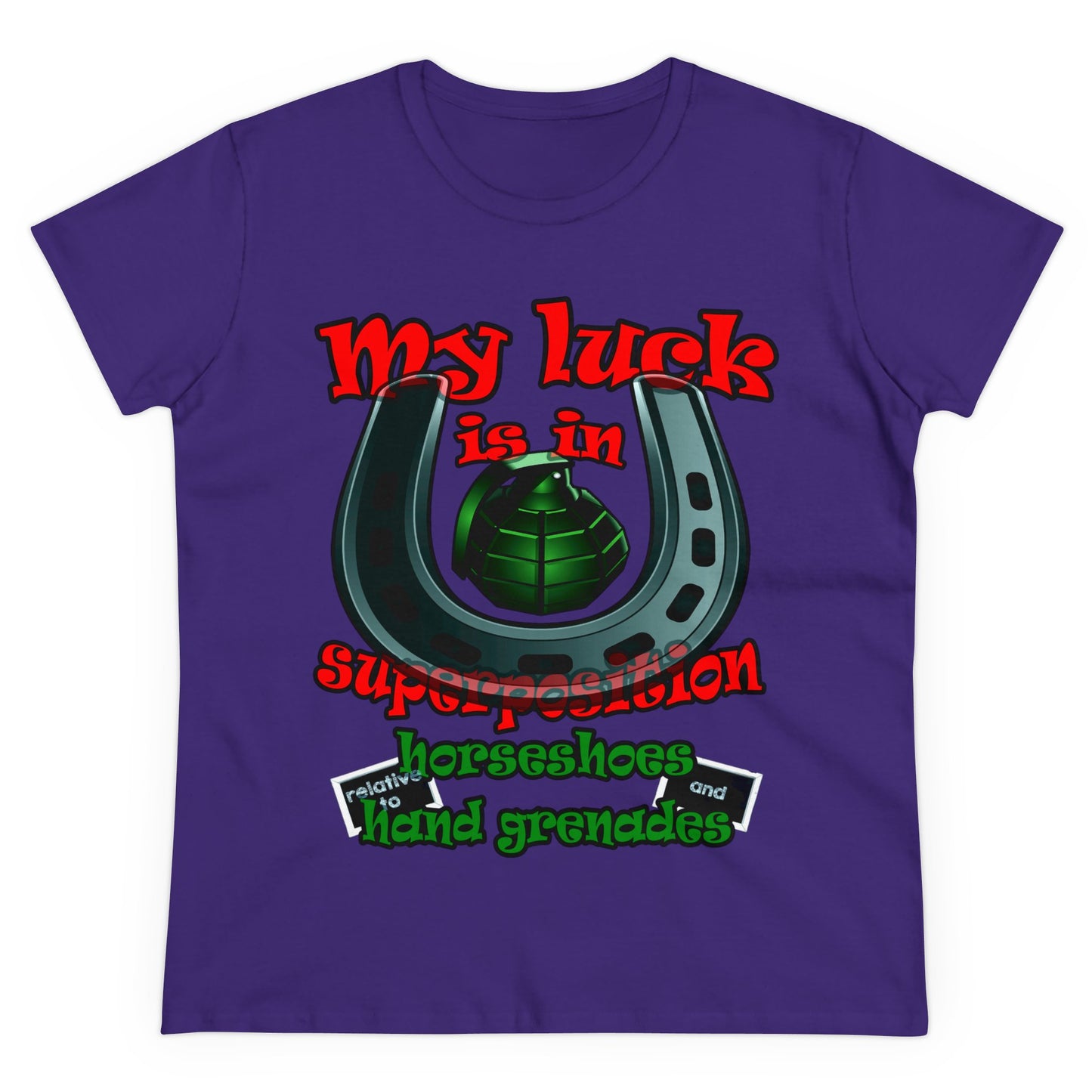 my luck - Women's Midweight Cotton Tee