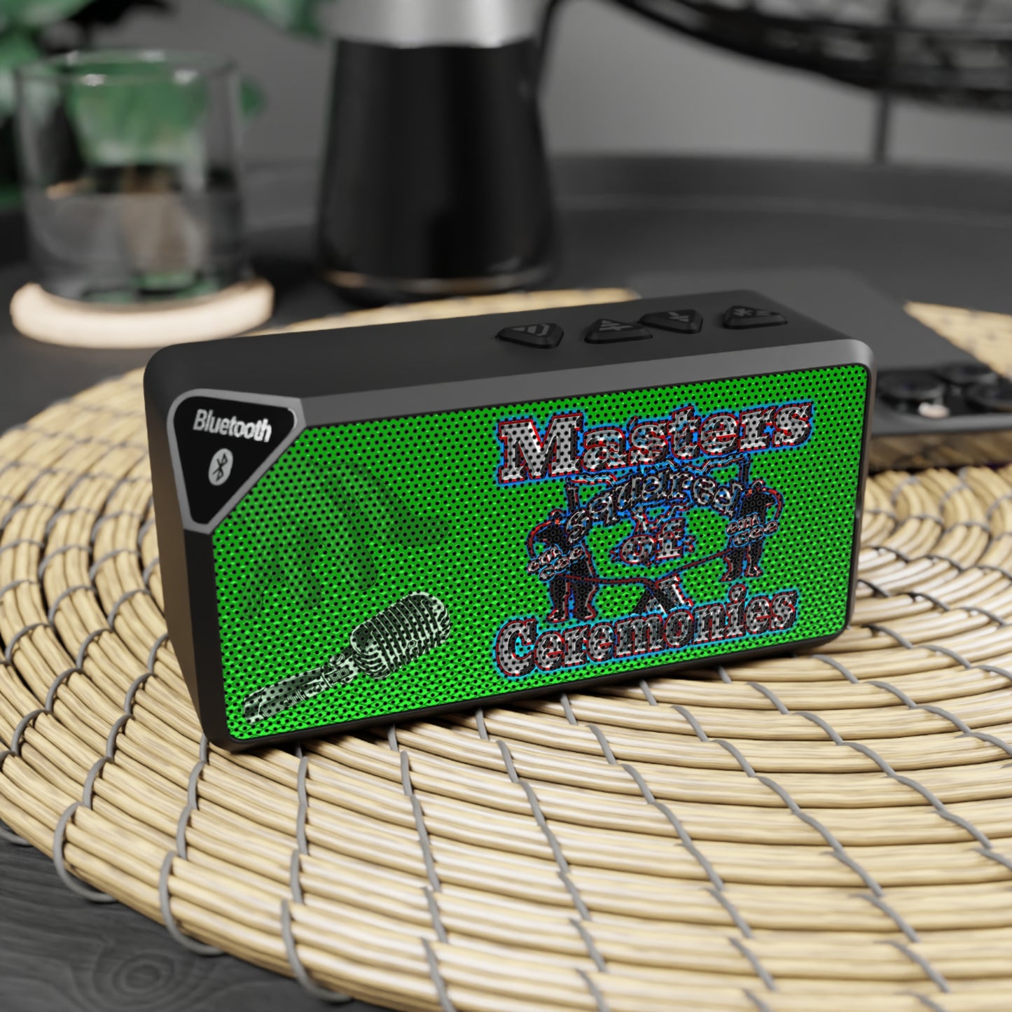 em cee squared - Jabba Bluetooth Speaker (logo green)