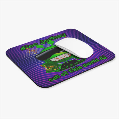 disc jockey - Mouse Pad (Rectangle) (purple wave)