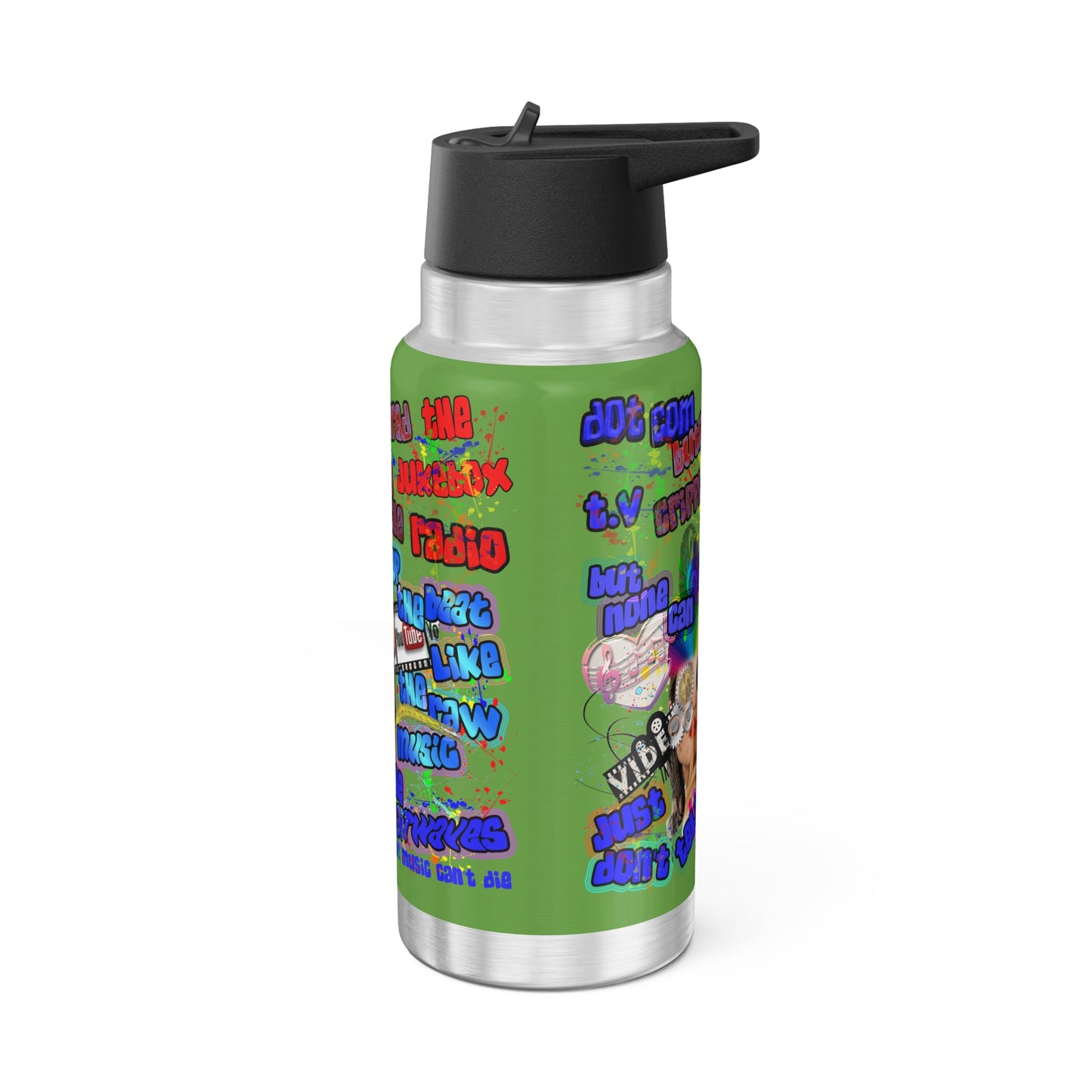 drop the beat - Gator Tumbler, 32oz (green)