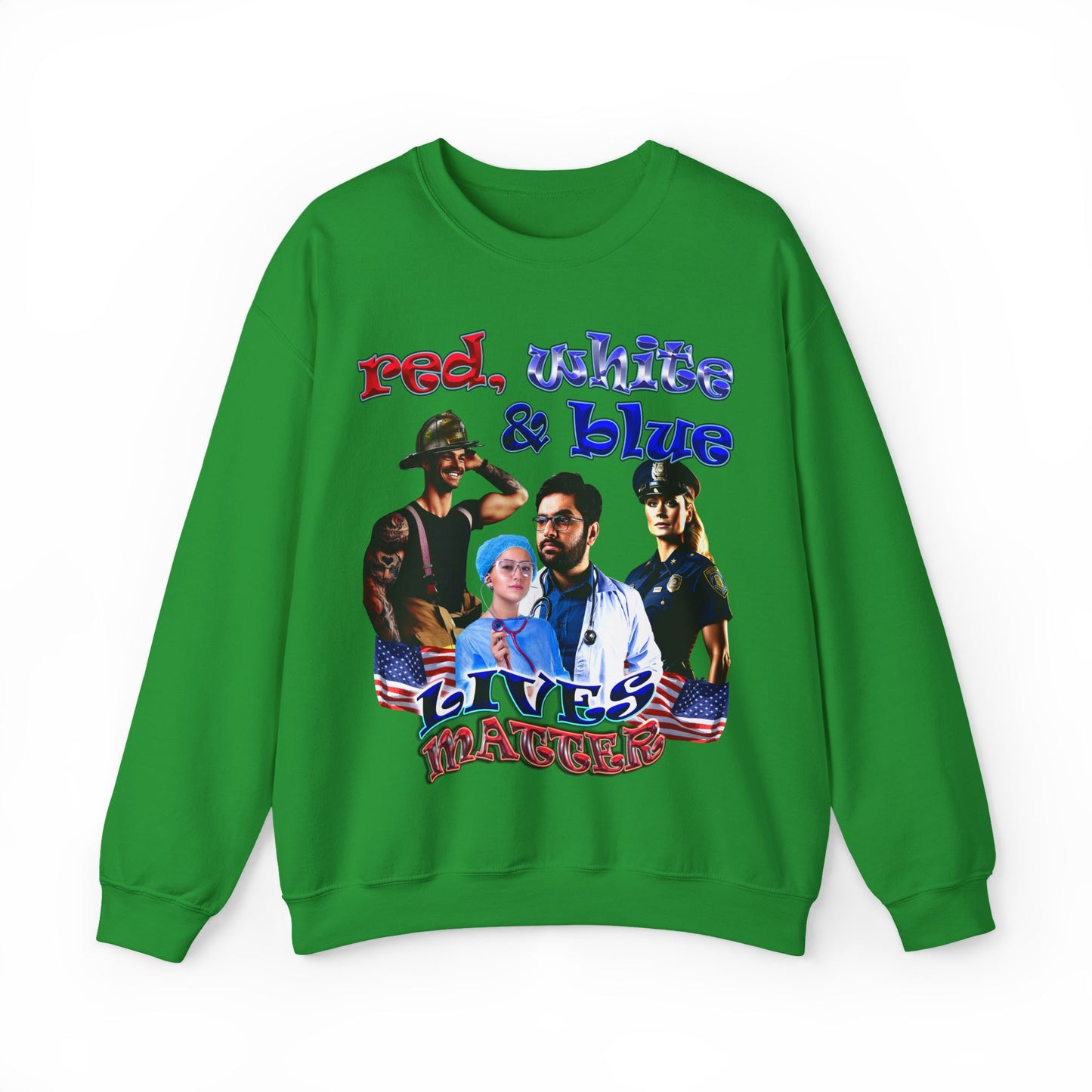 rw&b lives matter - Unisex Heavy Blend™ Crewneck Sweatshirt