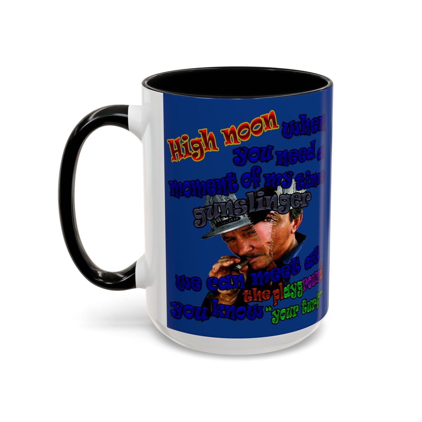 high noon - Accent Mug (dark blue)