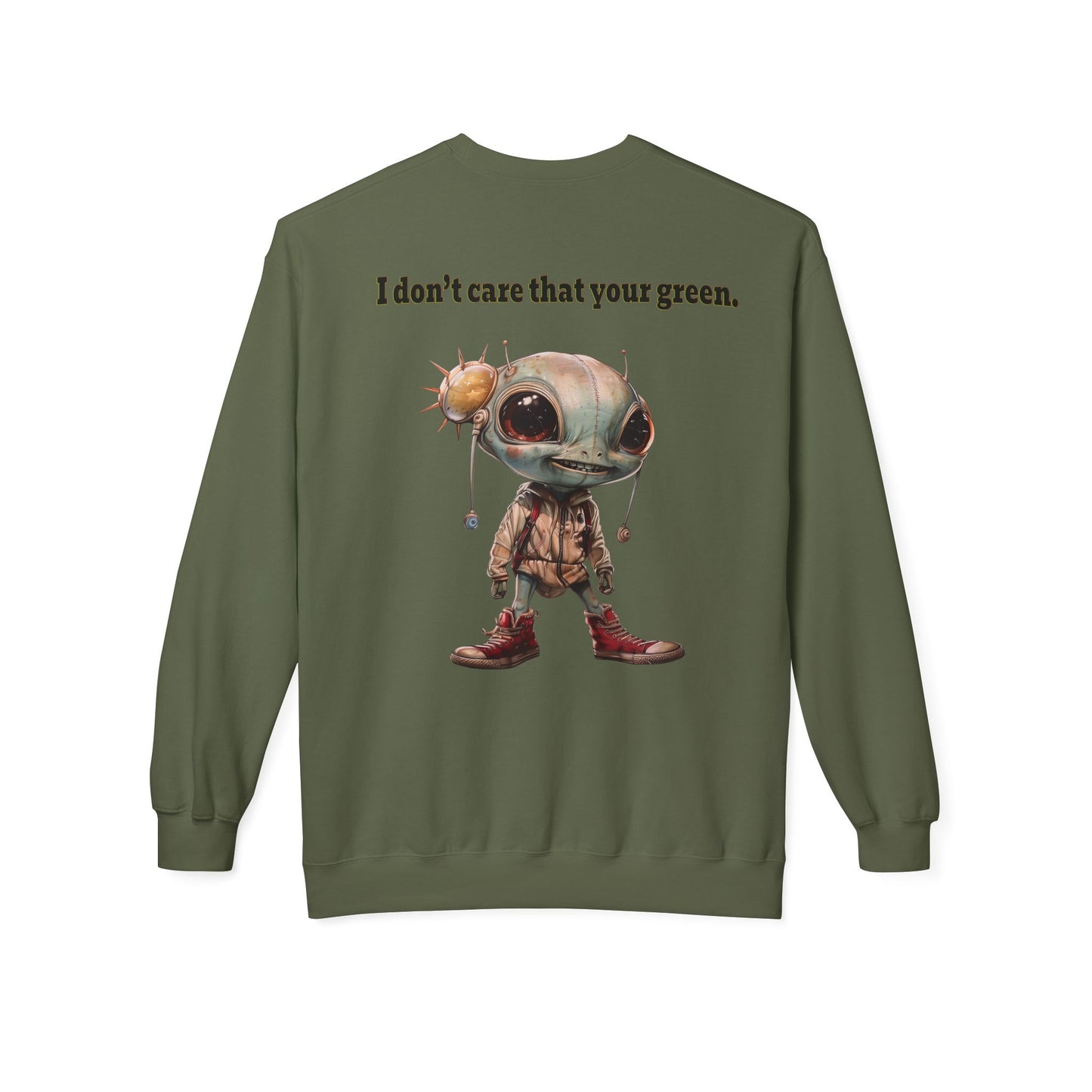 I don't care that your grey - Unisex Midweight Softstyle Fleece Crewneck Sweatshirt