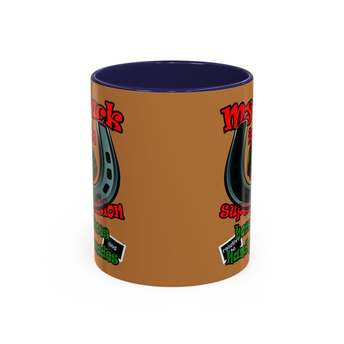 my luck - Accent Mug (light brown)
