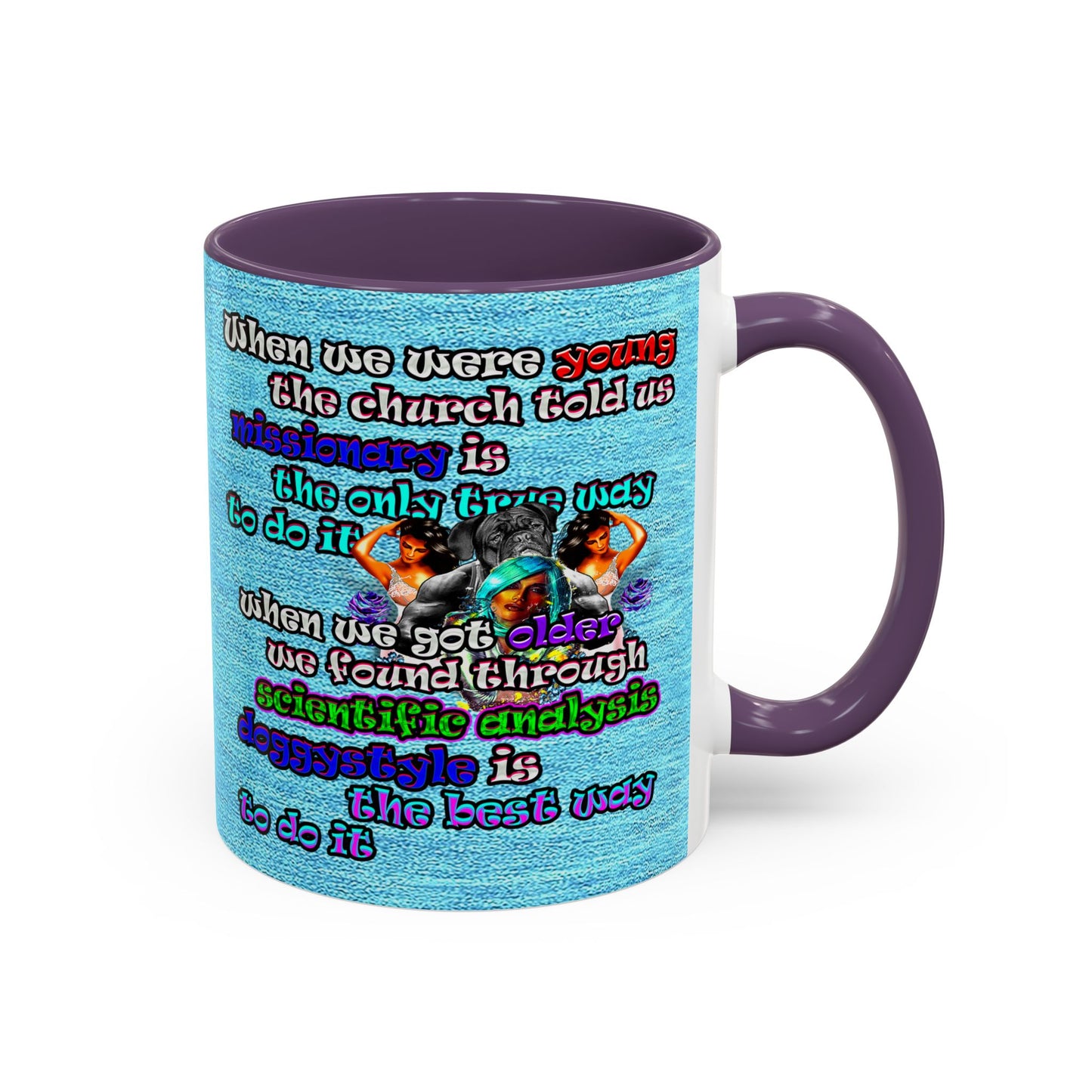 doggystyle - Accent Mug (faded blue)
