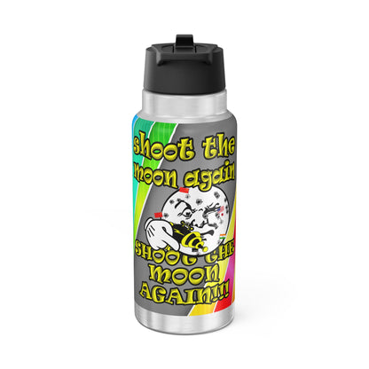 shoot the moon again - Gator Tumbler, 32oz  (rainbow split)